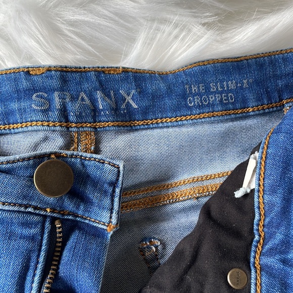 SPANX Slim-x cropped jeans eUC size Small - Picture 5 of 8